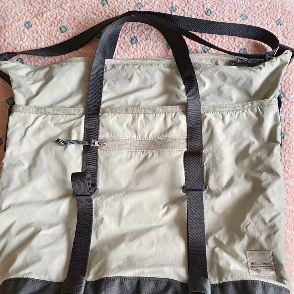 Authentic lululemon athletica double strap tote bag - Picture 3 of 4